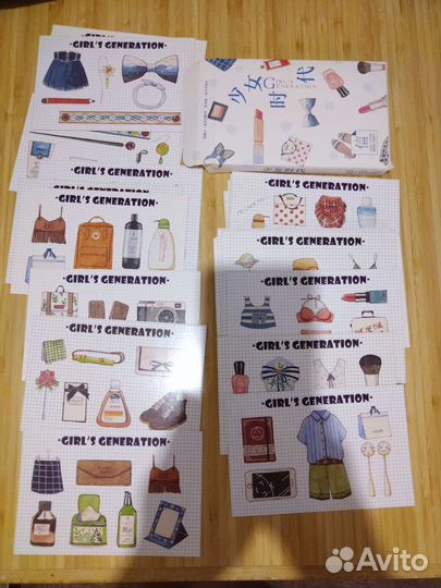 Набор открыток новые для девочки, девушки