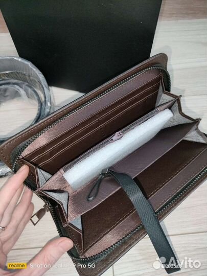 Ремень и портмоне, подарочный