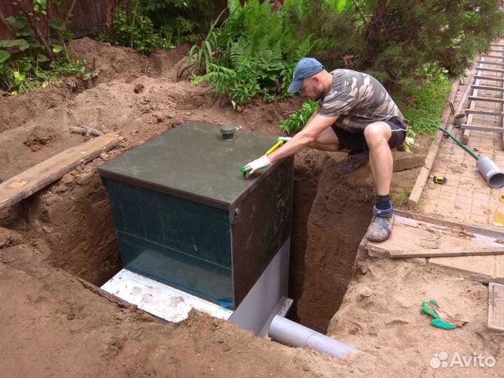 Септик эко Малахит 4 переливной