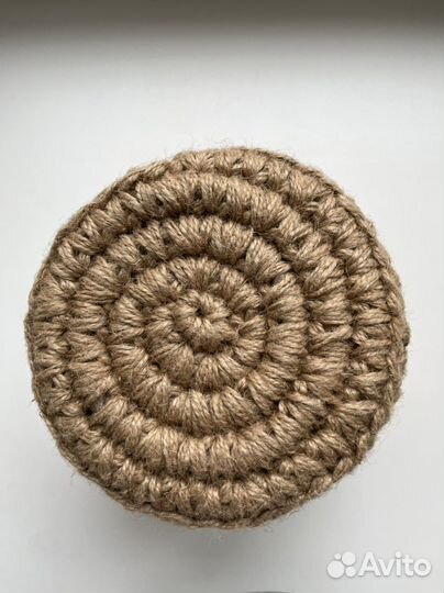 Корзинка-органайзер из джута