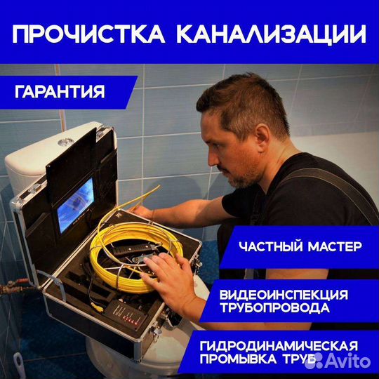 Прочистить канализацию засор Чехов