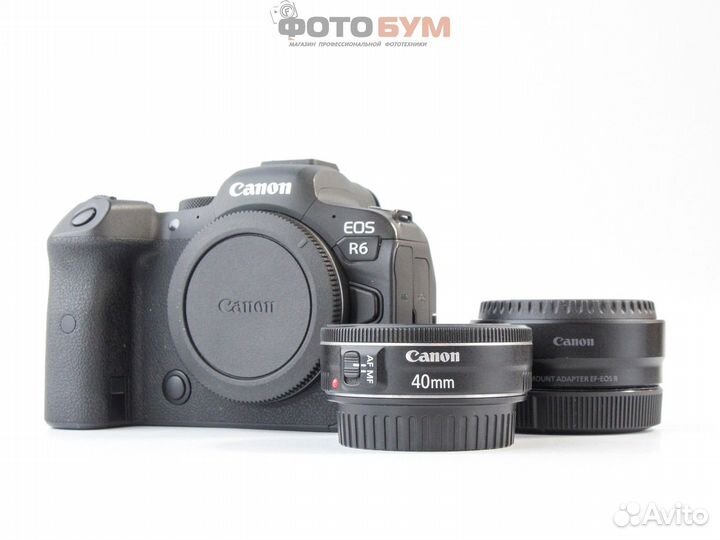 Canon R6 с адаптером + Canon EF 40mm f2.8 STM