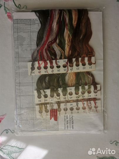 Наборы для вышивания, остатки