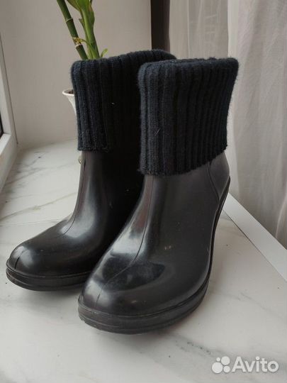 Резиновые сапоги женские 38