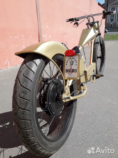 Электро велосипед кастом диггер