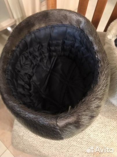 Мужская шапка нерпа морская