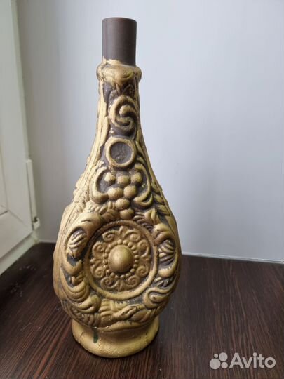 Бутылка керамическая