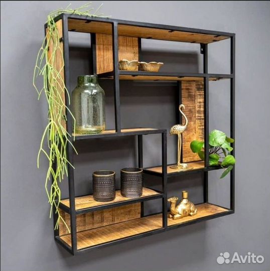 Полки в стиле лофт