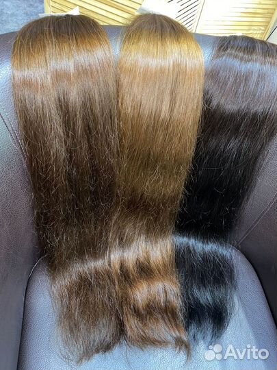 Волосы для наращивания в срезах