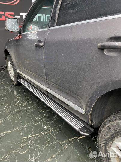 Пороги на Volkswagen Touareg 02-10 гг
