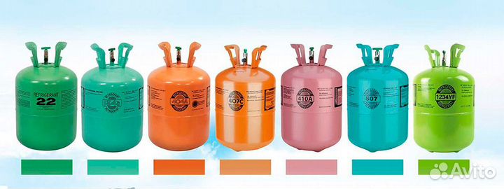 Фреон 22/404/410/134/114/141/407