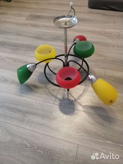 Люстра потолочная бу