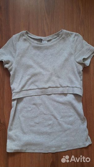 Джинсы и футболка для беременных 48