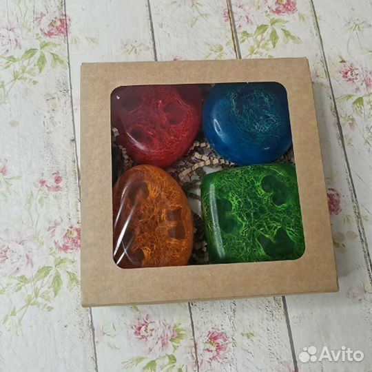 Мыло ручной работы с люфой