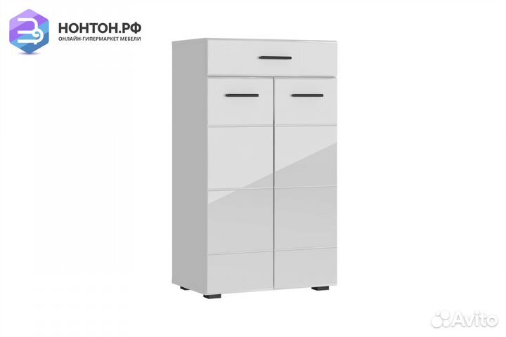 Комод Gloss кмв-60 белый глянец / белый бриллиант