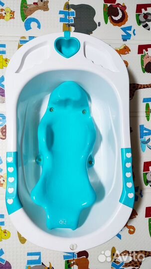 Ванночка для купания с горкой