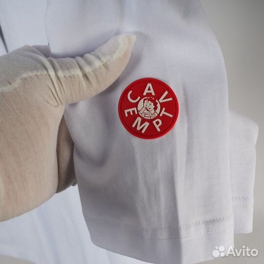 Футболка Cav empt Белая, 100% Хлопок