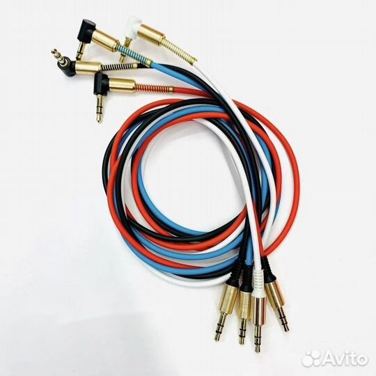 Аудио кабель силиконовый AUX jack 3.5