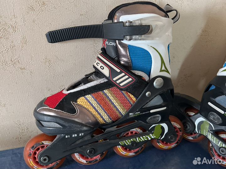 Роликовые коньки раздвижные