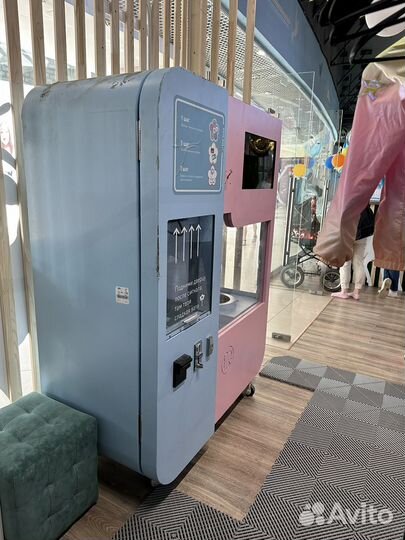 Вендинговый аппарат фигурной сладкой ваты, бизнес