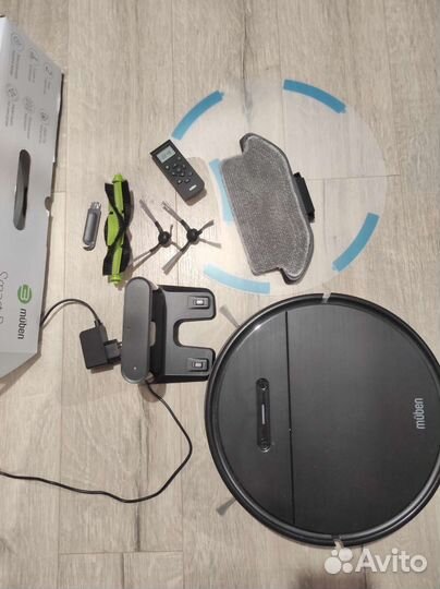 Робот пылесос, моющий muben Smart bot