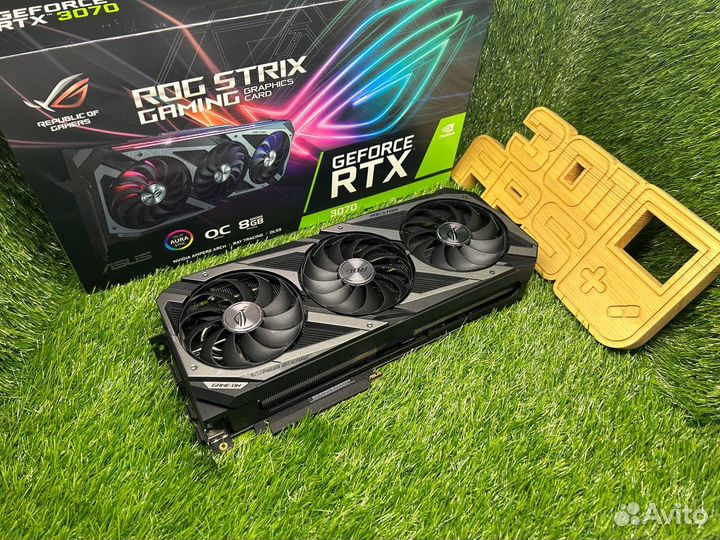 Видеокарта RTX 3070 8Gb Asus ROG Strix