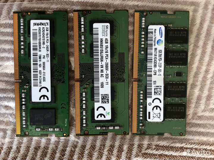 DDR4 2/4/8gb
