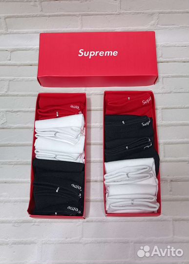 Носки мужские и женские хлопок Supreme р-р38-43