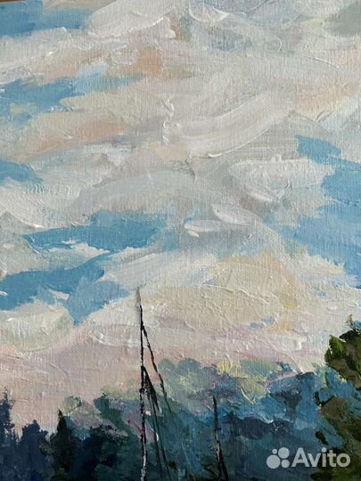 Картина 50х60 морской пейзаж кораблики