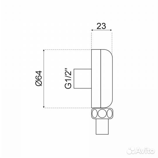 Шланговое подключение Webert AC1016010, золото