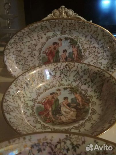 Блюдо фарфор костяной 3 пред 2 салатникаМадонна