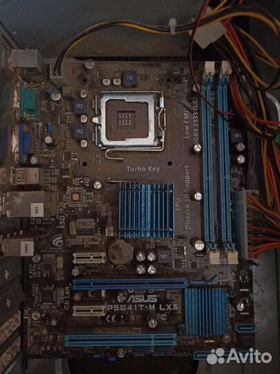 Материнская плата, hdd500gb, оперативка 2gb