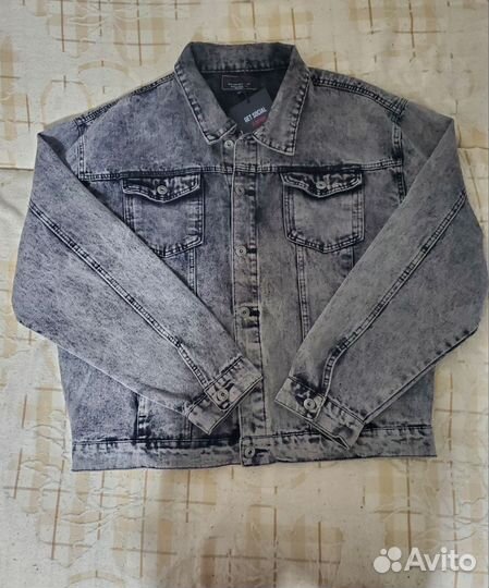 Джинсовая куртка XL