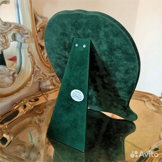 Большое посеребренное итальянское зеркало Италия