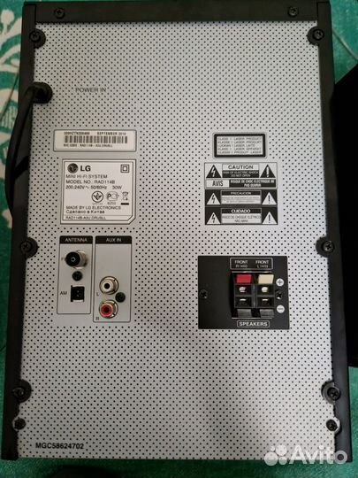 Музыкальный центр lg mini hi-fi sistem rad 1148