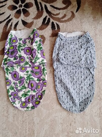 Пеленка кокон на липучках