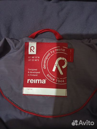 Куртка демисезонная для девочки Reima 134 рост