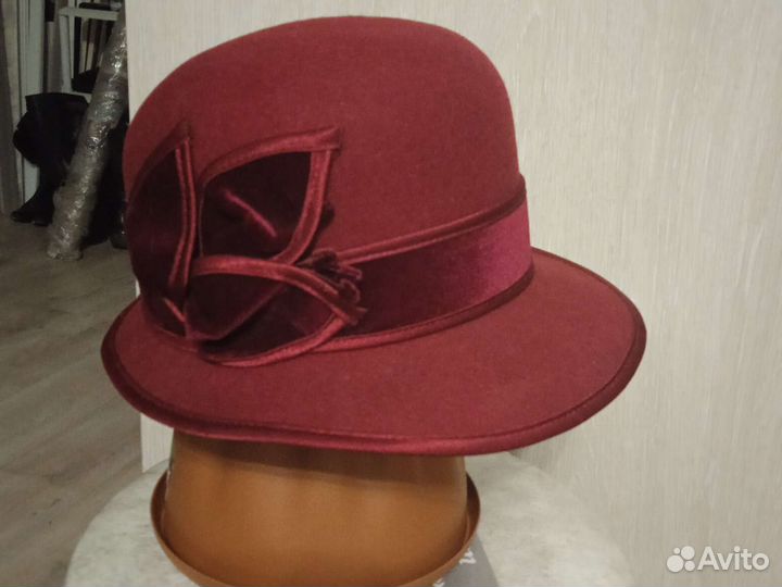 Шляпа фетровая женская