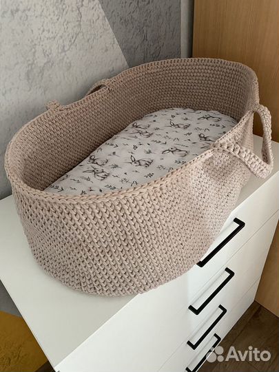 Люлька колыбель вязаная