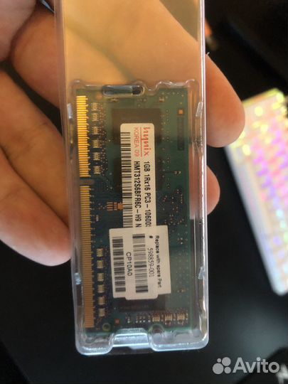 Оперативная память для ноутбука ddr3 1 gb