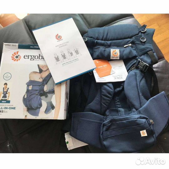 Эргорюкзак Ergobaby Omni 360 Cool Air Mesh - Blue