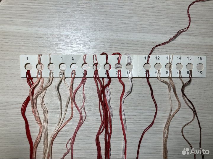 Набор для вышивания золотое руно (остатки)