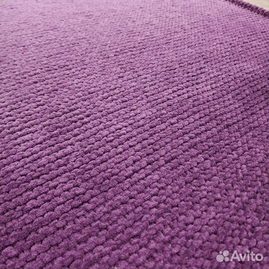 Плед вязаный ручной работы alize puffy