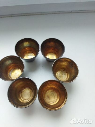 Мельхиоровые стопки наборы