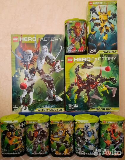 Конструкторы Lego Hero Factory (цены в описании)