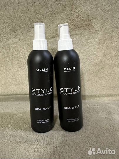 Ollin Спрей объем с морской солью 300мл новая