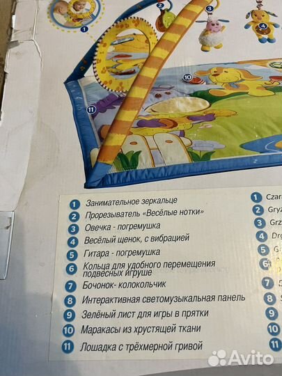 Развивающий коврик tiny love