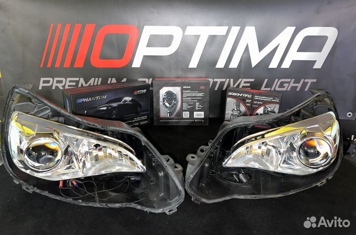 Установка Bi LED модулей