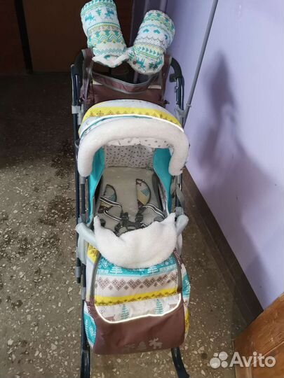 Коляска санки