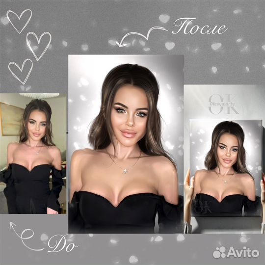 Портрет по фото на заказ